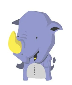 Rhino Stock Illustration