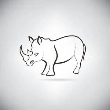 Rhino Stock Illustration
