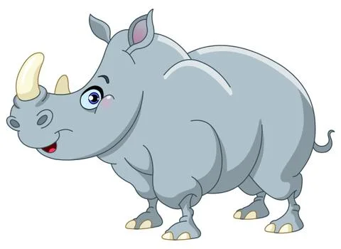 Rhino Stock Illustration
