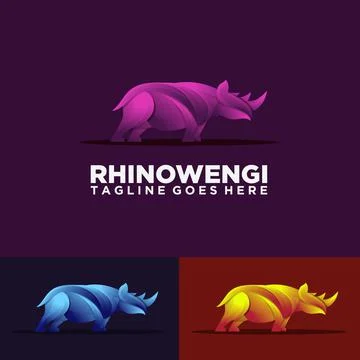 Rhino Stock Illustration