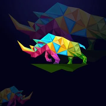 Rhino Stock Illustration