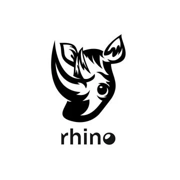 Rhino logo Stock Illustration