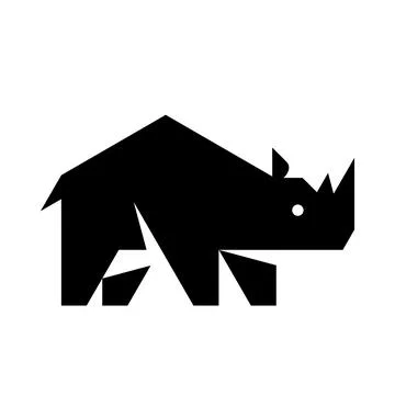 Rhino logo Stock Illustration