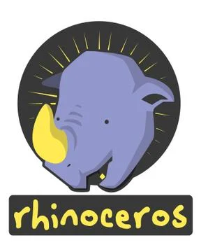 Rhino Mascot Stock Illustration