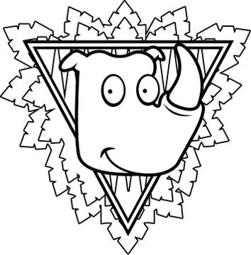 Rhino Safari Stock Illustration