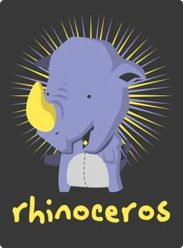 Rhinoceros Stock Illustration