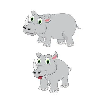 Rhinoceros Stock Illustration