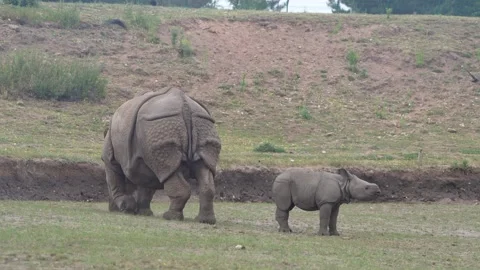 Rhinos Stock Footage 311944559
