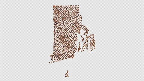 Rhode Island Coffee Beans Stock Footage 147905506