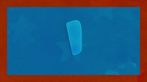 Rhode Island Election Map Animation on Blue Background Video stock 347567925
