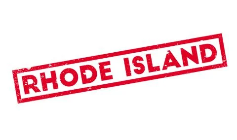 Rhode Island rubber stamp Stock Illustration