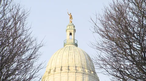 Rhode island statehouse Stock Footage 34861575