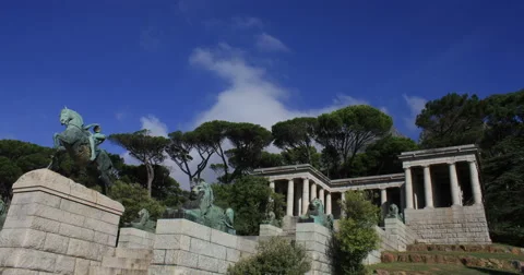 Rhodes Memorial Time-lapase with clouds Video stock 62652095