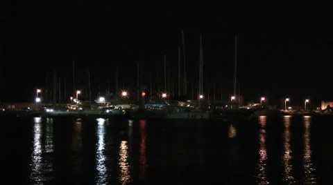Rhodes port Stock Footage 8828257