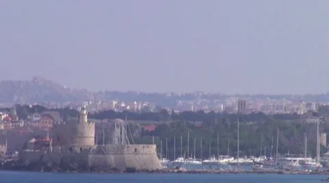 Rhodes  view Stock Footage 42735152