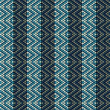 Rhombe pattern Rhombe seamless pattern design in blue tones Copyright: xZo... Stock Photos