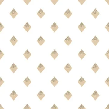 Rhombic postage stamp pattern seamless vector 库存插图