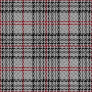 Rhombic seamless checkered pattern in grey and red イラスト素材