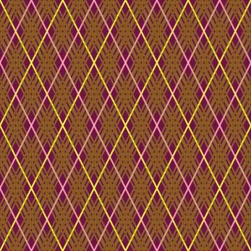 Rhombic seamless pattern in muted colors Illustrazione stock