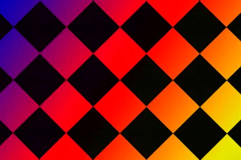 Rhombic texture gradient multicolor pattern. Stock Photos
