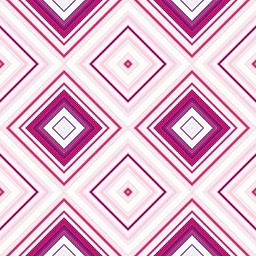 Rhombus and square seamless pattern. The pattern is colored diagonal lines Stock Illustration