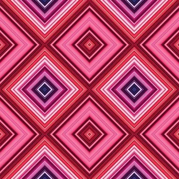 Rhombus and square seamless pattern. The pattern is colored diagonal lines Stock Illustration