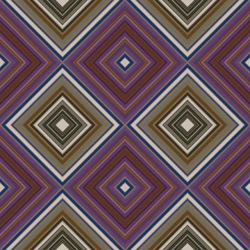 Rhombus and square seamless pattern. The pattern is colored diagonal lines Stock Illustration