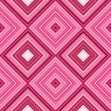 Rhombus and square seamless pattern. The pattern is colored diagonal lines Stock Illustration
