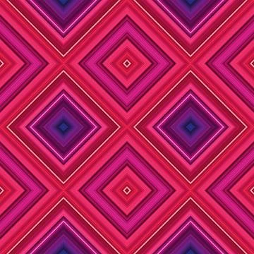 Rhombus and square seamless pattern. The pattern is colored diagonal lines 스톡 일러스트