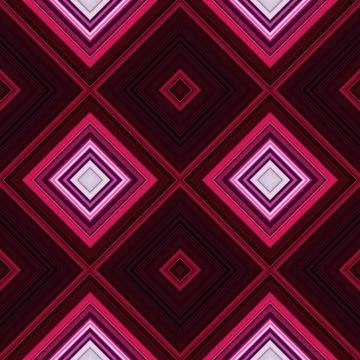 Rhombus and square seamless pattern. The pattern is colored diagonal lines Stock Illustration