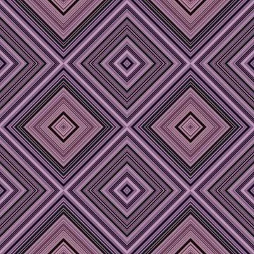 Rhombus and square seamless pattern. The pattern is colored diagonal lines Illustrazione stock