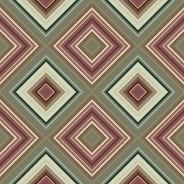 Rhombus and square seamless pattern. The pattern is colored diagonal lines Illustrazione stock