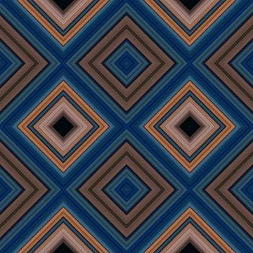 Rhombus and square seamless pattern. The pattern is colored diagonal lines 스톡 일러스트
