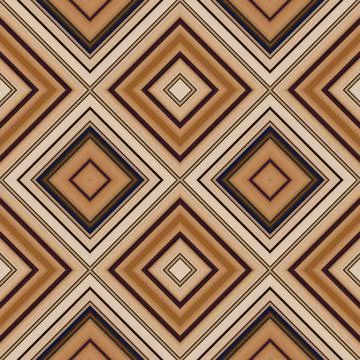 Rhombus and square seamless pattern. The pattern is colored diagonal lines Stock Illustration