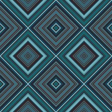 Rhombus and square seamless pattern. The pattern is colored diagonal lines 스톡 일러스트