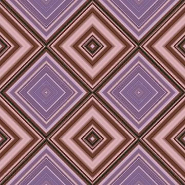 Rhombus and square seamless pattern. The pattern is colored diagonal lines Stock Illustration