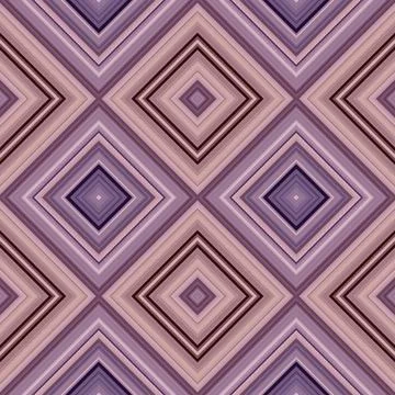 Rhombus and square seamless pattern. The pattern is colored diagonal lines Stock Illustration