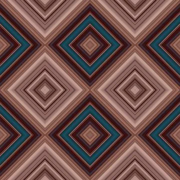 Rhombus and square seamless pattern. The pattern is colored diagonal lines Illustrazione stock