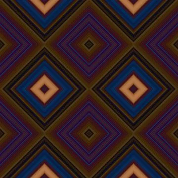 Rhombus and square seamless pattern. The pattern is colored diagonal lines Stock Illustration