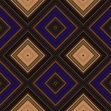 Rhombus and square seamless pattern. The pattern is colored diagonal lines Stock Illustration