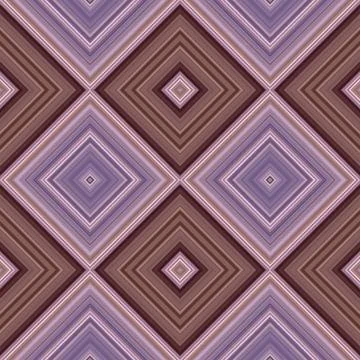 Rhombus and square seamless pattern. The pattern is colored diagonal lines Stock Illustration