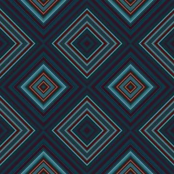 Rhombus and square seamless pattern. The pattern is colored diagonal lines Stock Illustration