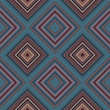 Rhombus and square seamless pattern. The pattern is colored diagonal lines 스톡 일러스트