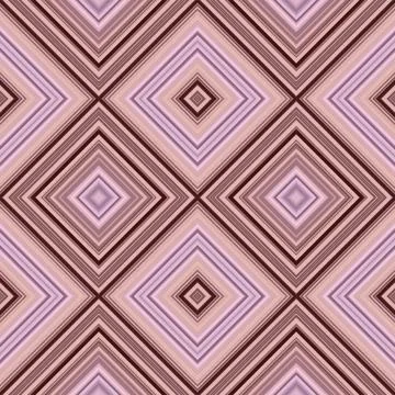 Rhombus and square seamless pattern. The pattern is colored diagonal lines Stock Illustration