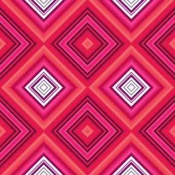 Rhombus and square seamless pattern. The pattern is colored diagonal lines Stock Photos