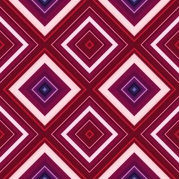 Rhombus and square seamless pattern. The pattern is colored diagonal lines Foto stock
