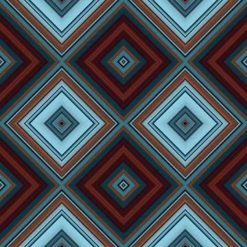 Rhombus and square seamless pattern. The pattern is colored diagonal lines Stock Photos