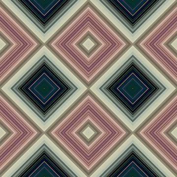 Rhombus and square seamless pattern. The pattern is colored diagonal lines Stock Photos