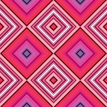 Rhombus and square seamless pattern. The pattern is colored diagonal lines Foto stock