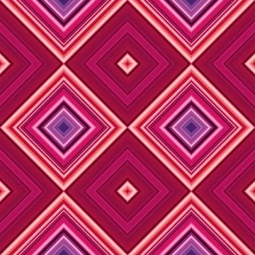Rhombus and square seamless pattern. The pattern is colored diagonal lines Foto stock